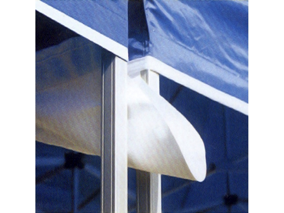4m Pvc Gutter For Pro Folding Tent (high Quality 520g/m², White) Eoocoo