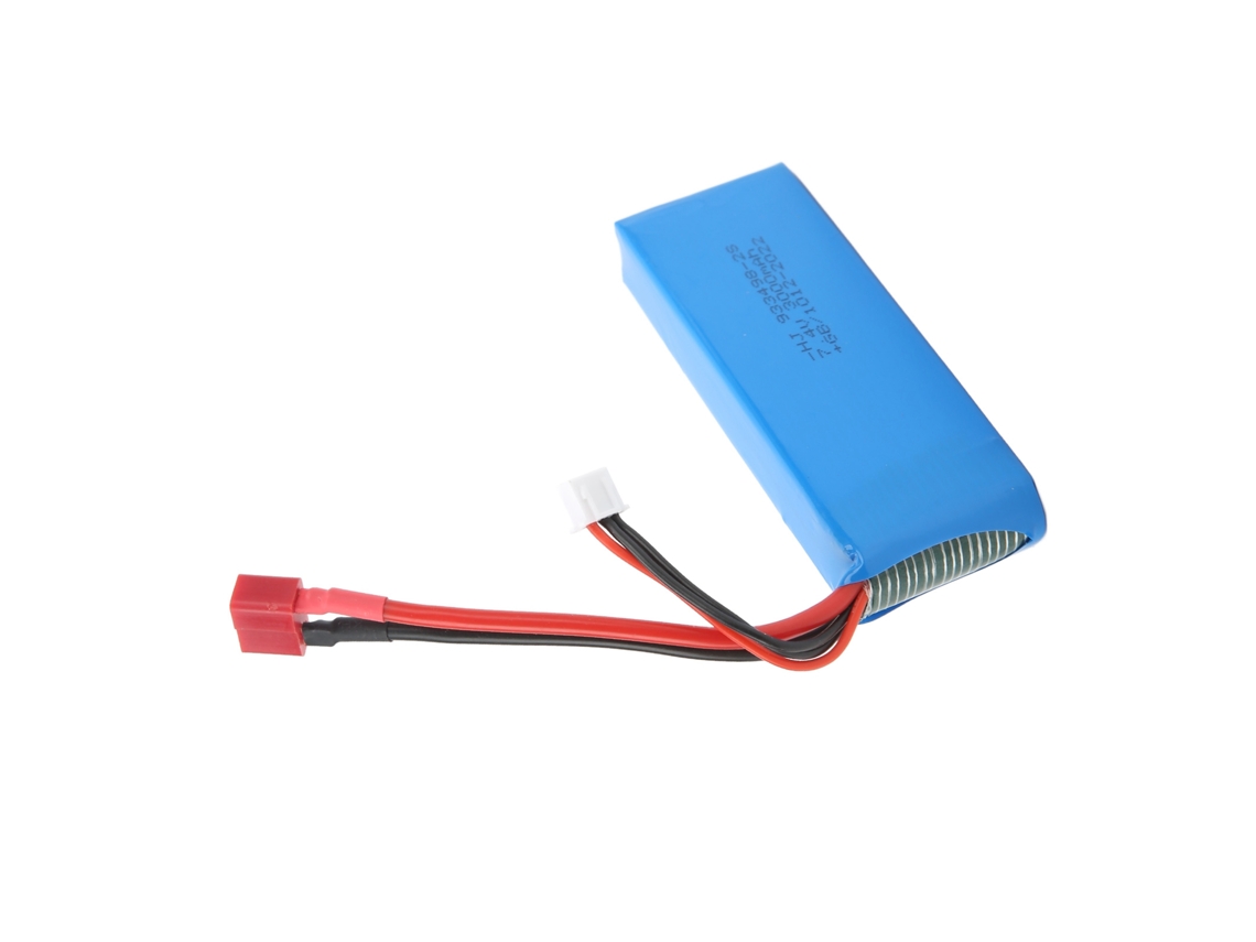 Mali bateria de Polímero de Lítio 7.4v 3000mah com Plugue T Fêmea para Modelo de Carro Modificado