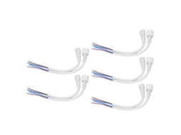 Conector Elétrico 2 Pinos À Prova D'água Kit 5 Conjuntos