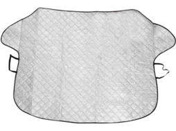 Película protetora para para-brisa de carro contra neve, com camadas protetoras, camada de gel e tecido resistente.