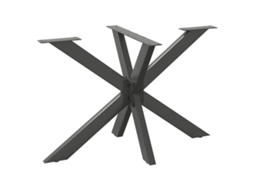 Vidaxl Pé De Mesa De Jantar Em Formato De Aranha, Antracite, 120x68x(72-73) Cm, Aço