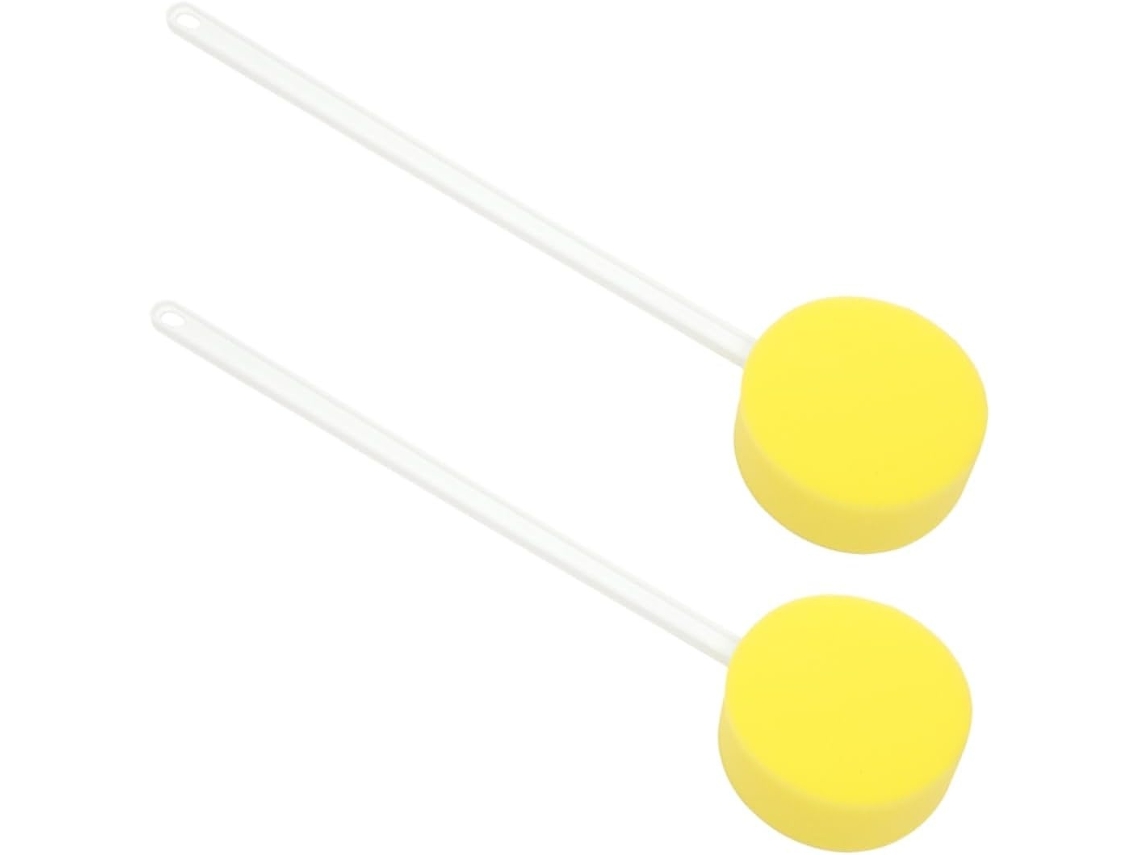 Lurelia Pack De 2 Escovas Esponja De Banho Para Costas E Corpo, Esponja Suave, Cabo Longo E Com Argola, Rotina Spa Suave