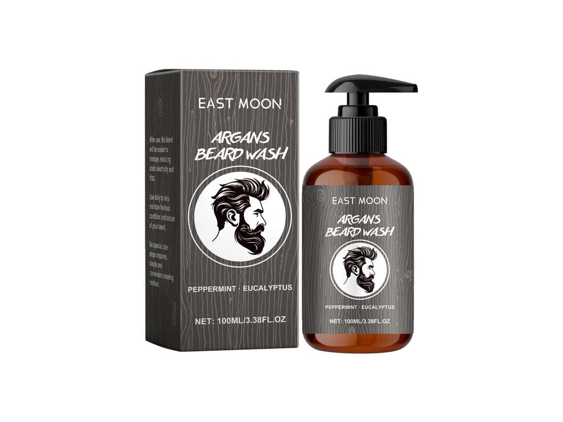 Shampoo Natural para Barba, Manutenção da Barba com Fórmula Suave e Natural LAXISCREED