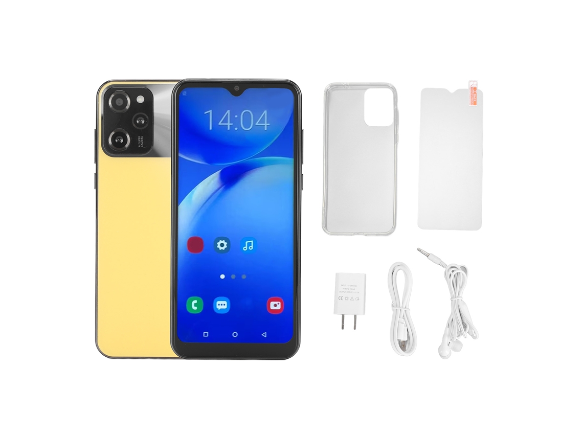 Laxiscreed Smartphone Com Câmaras Duplas E Bateria De 6800mah Para Desbloquear E Usar Com Facilidade