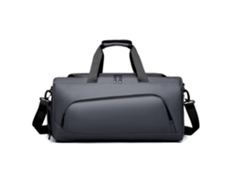 Bolsa de Ginástica MDUG com divisórias para itens molhados e secos, grande capacidade (cinza)
