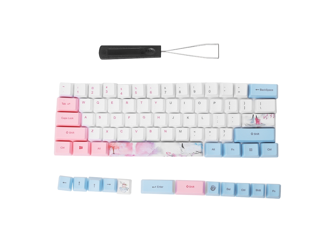 Teclas Mecânicas Pbt LAXISCREED Estilo Anime