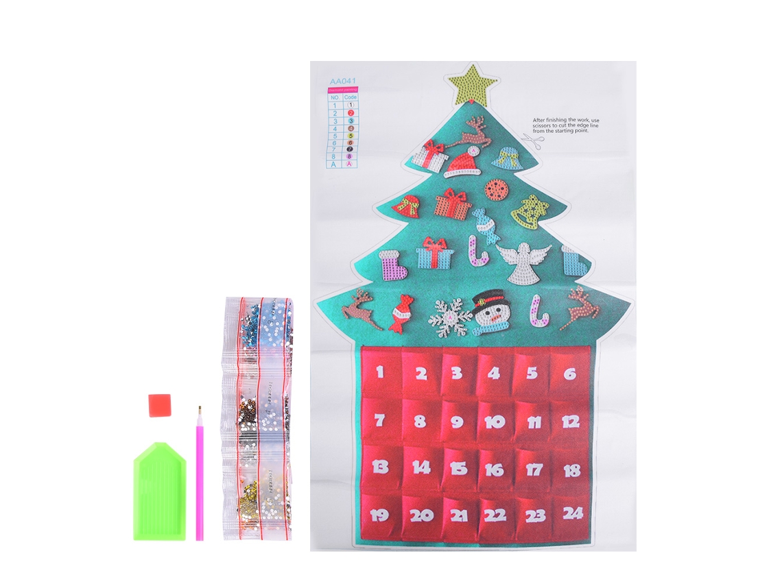 Laxiscreed Quadro De Diamantes 5d Diy Para Decoração De Natal Na Parede E Janela
