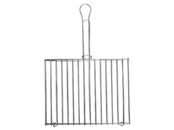 Grelha Retangular Simples Zinc. 40x30cm Bbq Lovers