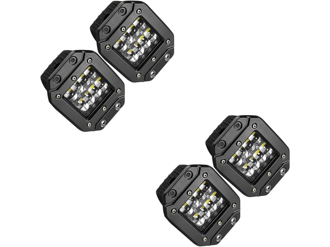 2 Conjuntos De Semáforos Led À Prova D'água Para Suvs, Duráveis E Práticos Para Estradas Escuras, 2 Peças * 2