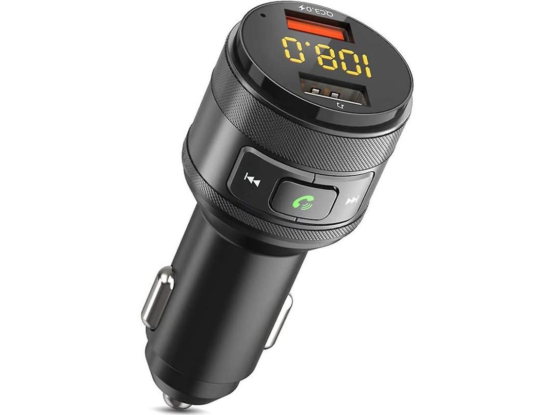 Transmissor Fm Bluetooth Yizhood C57 Dual Usb Hands Free Preto