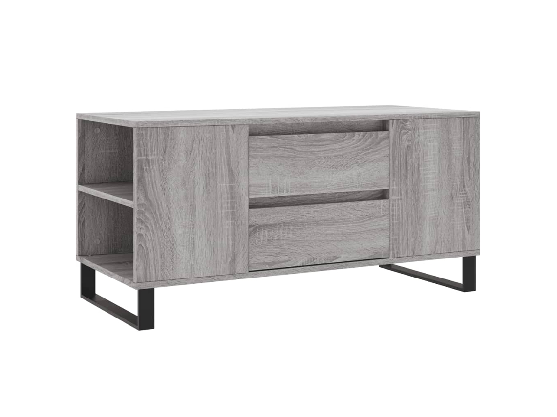 Mesa de Centro Derivados de Madeira Sonoma Cinza MAISON EXCLUSIVE