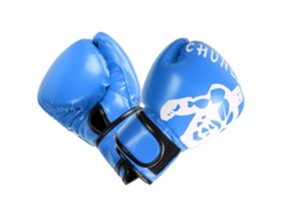 Business luvas de Boxe Sanda Kenpo para Adultos e Crianças com Amortecimento e Ventilação Azul | S/MARCA