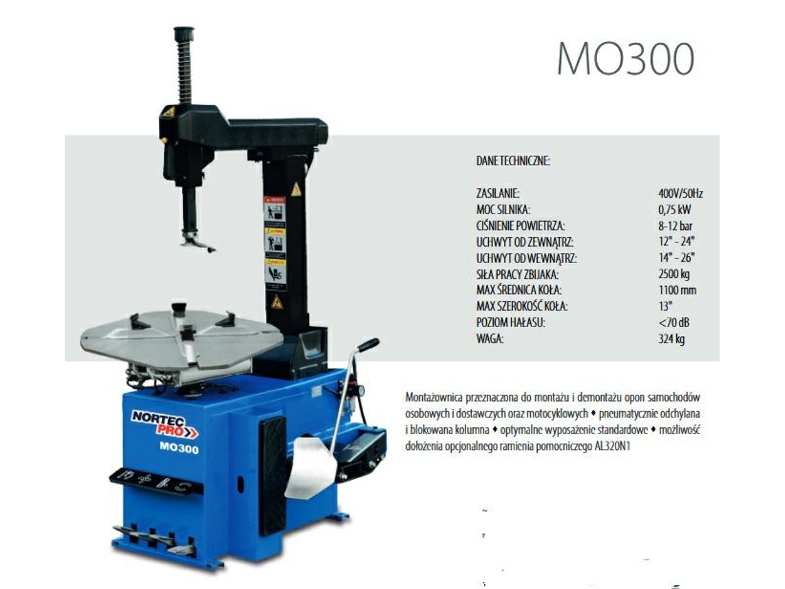 Montażownica Automatyczna Do Opon Mo300 400v Norton