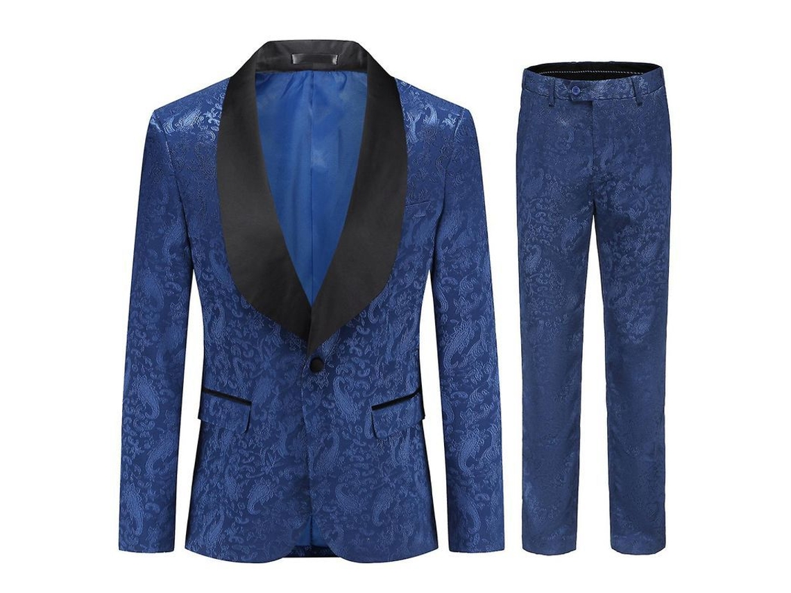 Fasst Traje de Homem 2 Peças com Pantalón Estampado para Boda