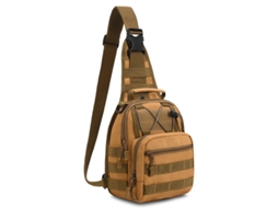 Mochila Tática Multifuncional Para Homem, Para Atividades Ao Ar Livre E Caminhadas, Com Alça Transversal, Em Tecido Oxford Camuflado - 2