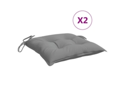 Chair Cushion, Chair Cushions Vidaxl Cinzeto Poliéster (40 X 40 X 7 Cm)