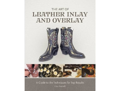 Livro art of leather inlay and overlay de lisa sorrell (inglês)