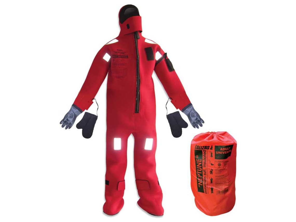 Traje de Imersão de Borracha Vermelho S Homemlalizas