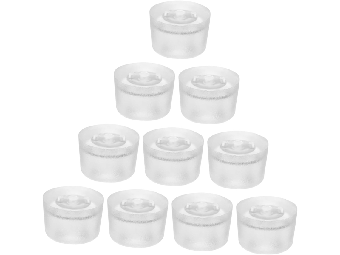 Villcase Conjunto De 10 Protetores Silicone Antiderrapantes Para Pés Cadeiras E Tábuas Corte, Previnem Escorregões E