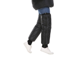 1 Par de Leggins Antiviento para Hombre, com Rodilhas Impermeáveis, para Moto e Carro Elétrico, Inverno