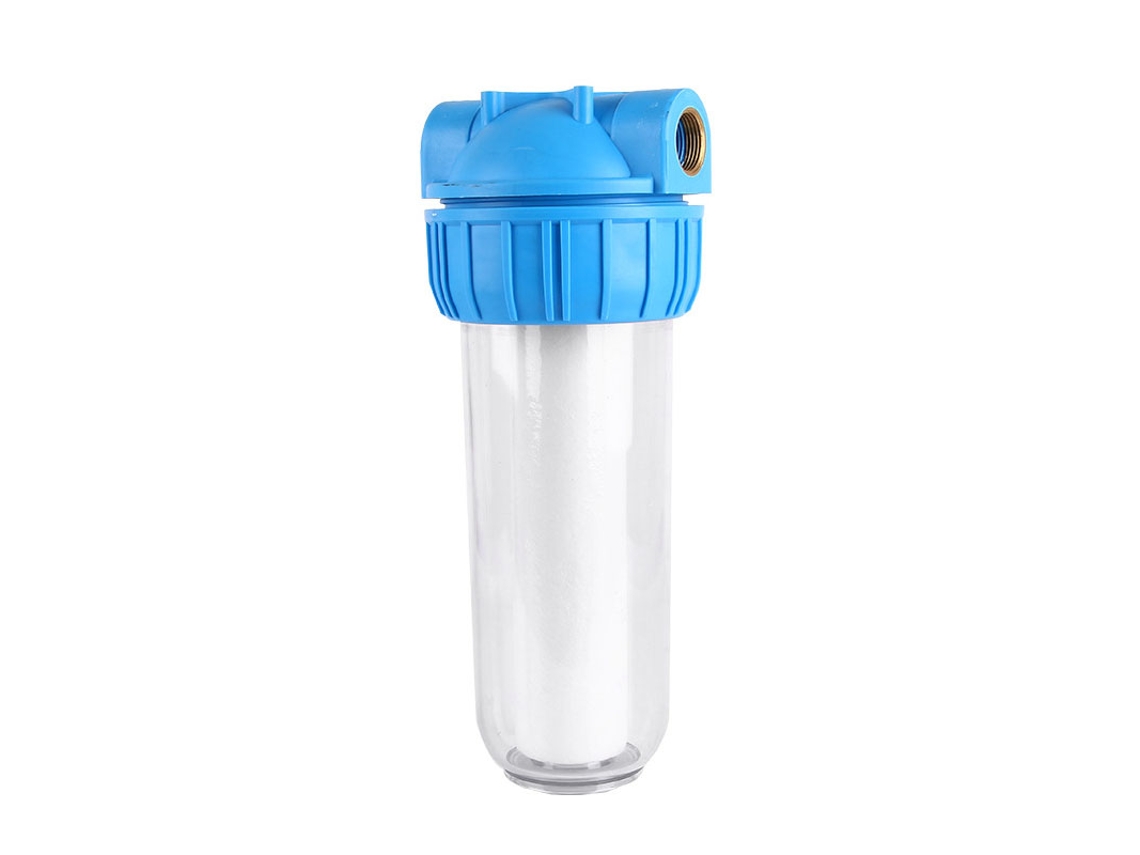 Vaso de filtro de água standard 10 polegadas com entrada de latão 1 polegada LAXISCREED