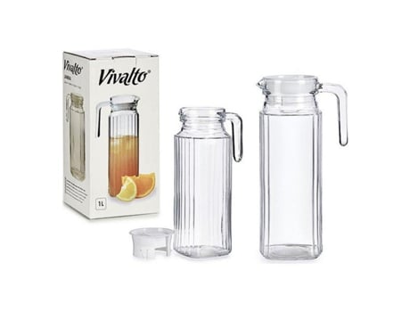 Jarro de Vidro Transparente (1 L)