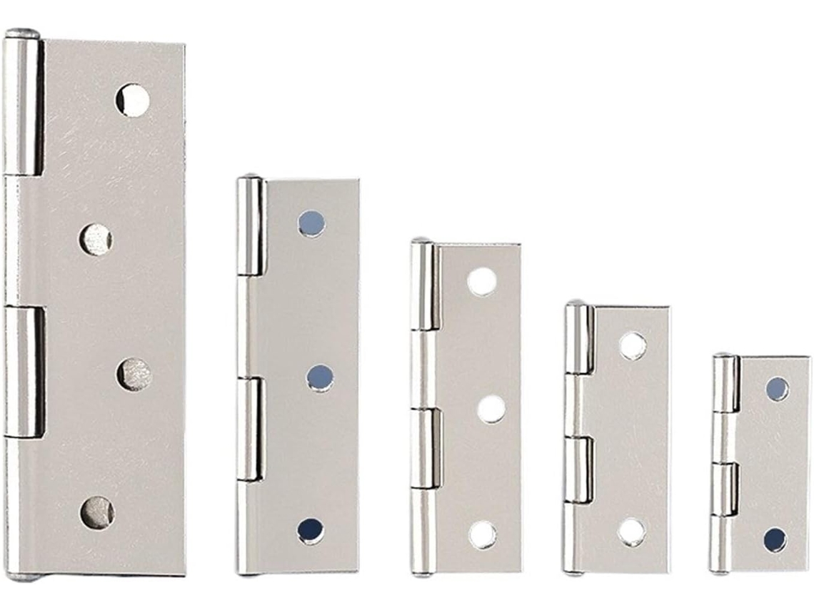 Zhguiming 10 Dobradiças De Aço Inoxidável Para Portas Armários,
