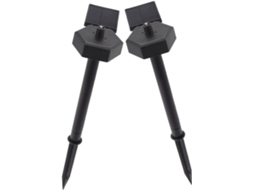 Conjunto De 2 Luminárias Solares De Jardim Para Uso Externo.