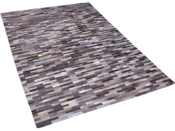 Tapete Ahilli (Castanho - Pele Genuína - 140x200x0.6 cm)