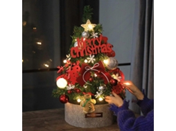 Árvore De Natal Artificial Iluminada Por Led Com Base Para Decoração De Mesa, Ideal Para Decoração De Casa. Olysi Shop