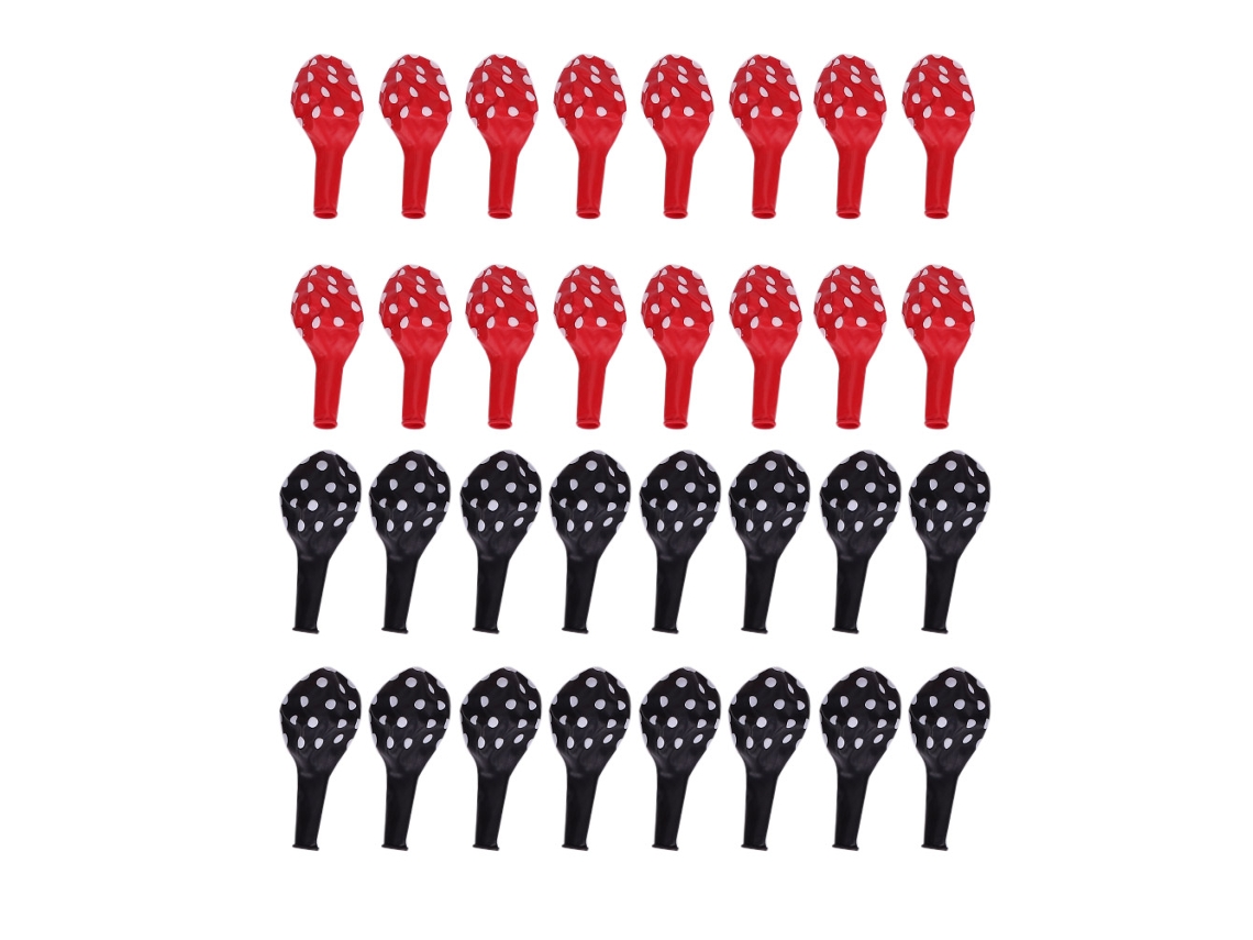 32pcs de Balões de Látex com Pontos para Decoração de Festa