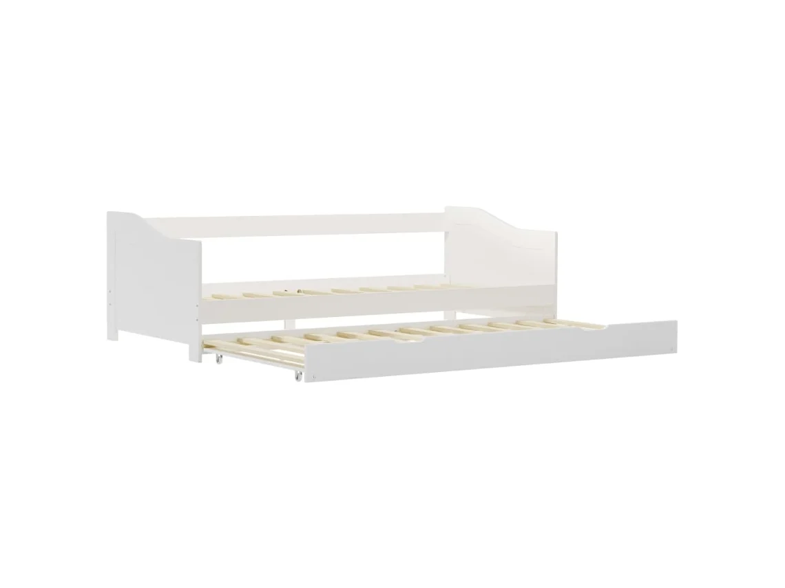 Cama VIDAXL Branco Madeira (90x200 cm)