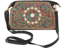 Bolsa Clutch Boêmia Com Miçangas Para Mulheres, Bolsa De Ombro Para Casamento, Noite, Uso Casual Ou Como Convidada.