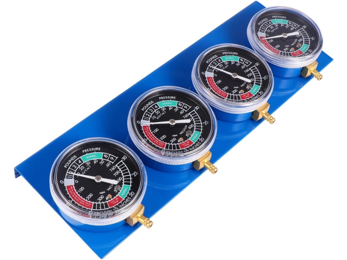 Kit De Medidor Vácuo Combustível Para Motor 4 Cilindros,sincronizador,pressão Preciso,