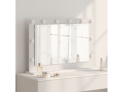 Vidaxl Espelho De Vaidade Retangular Branco 80 X 15 X 18 Cm