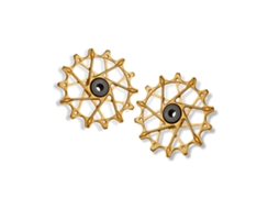 Conjunto de Polias Shimano Dourado 14-14Tgarbaruk