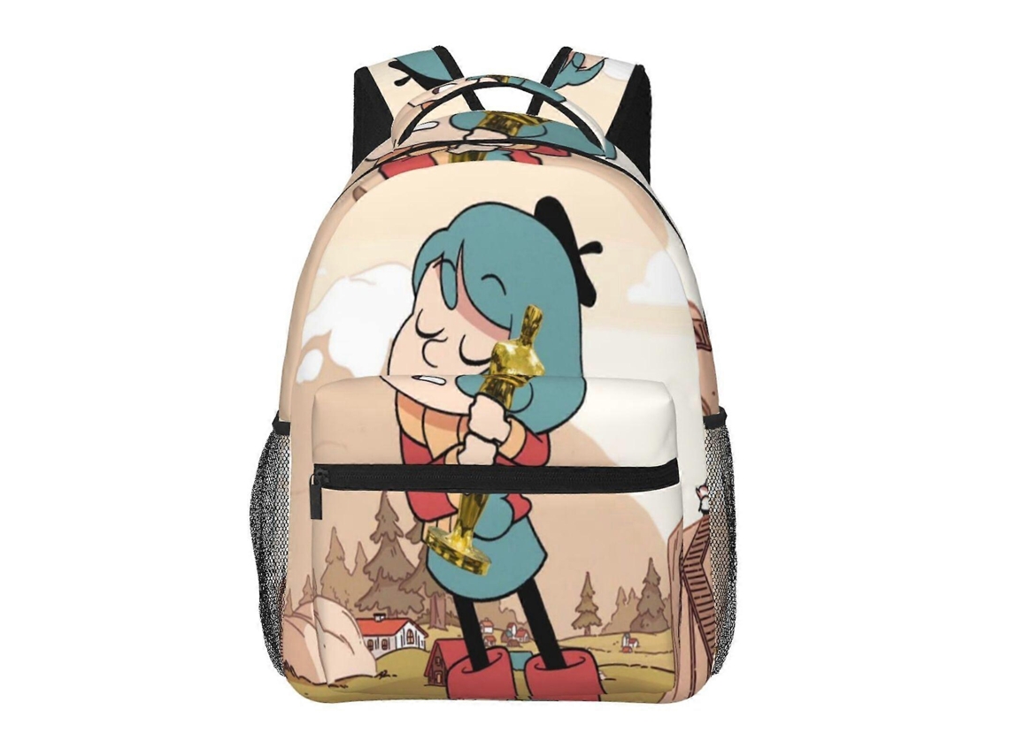 Mochila Hilda Para Estudantes, Leve E Durável, À Prova Dágua E Com Alça De Ombro Ajustável. Loja Q76 Olysi