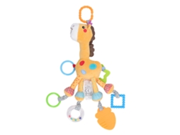 Primerox brinquedo de Conforto Girafa Pelúcia Pendurável para Bebê Carrinho Berço Colorido