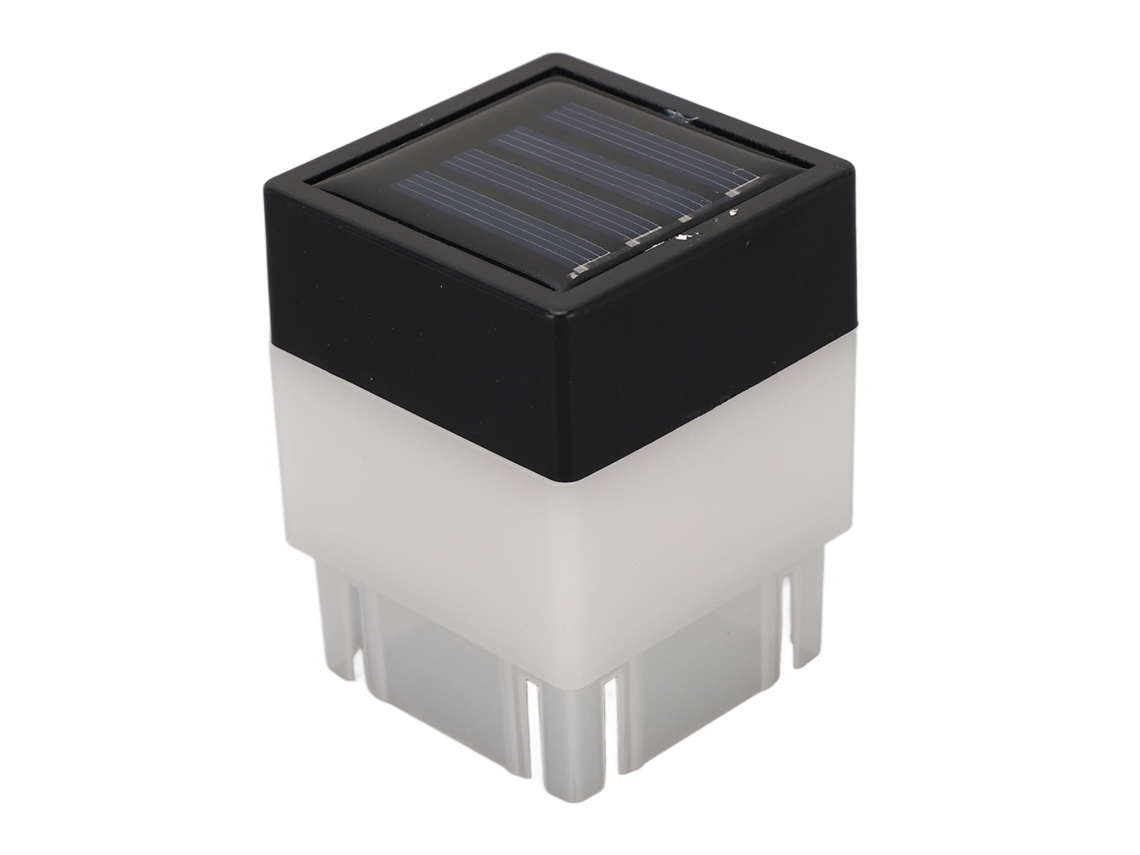 Luminária de Poste Solar com Led Amarelo Quente para Jardim e Pátio. CHABERLU