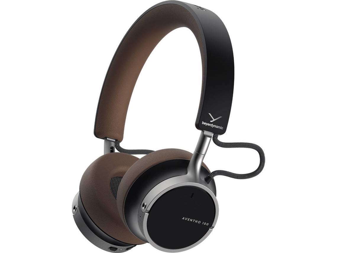 Auscultadores Bluetooth BEYERDYNAMIC Aventho 100 (On-Ear -  Microfone - Castanho)