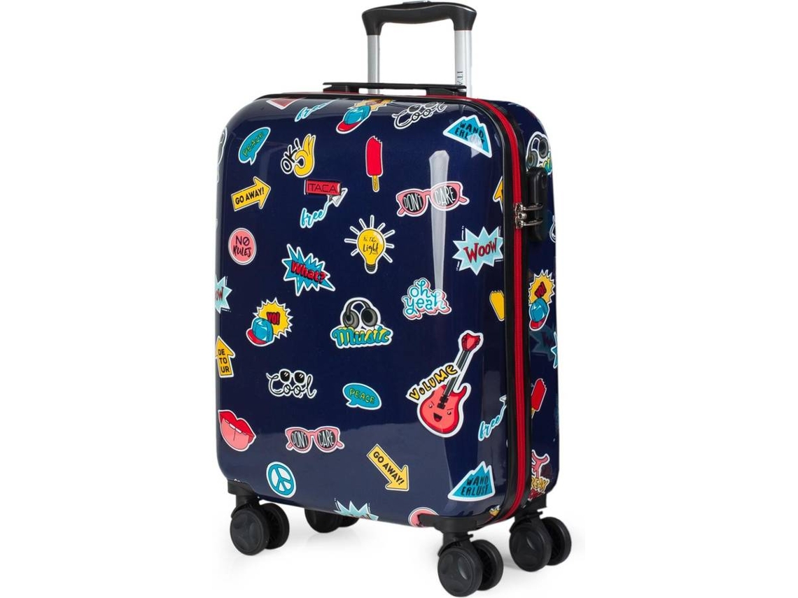 Mala de Cabine ITACA 702250 Azul Marinho (55x40x20cm)