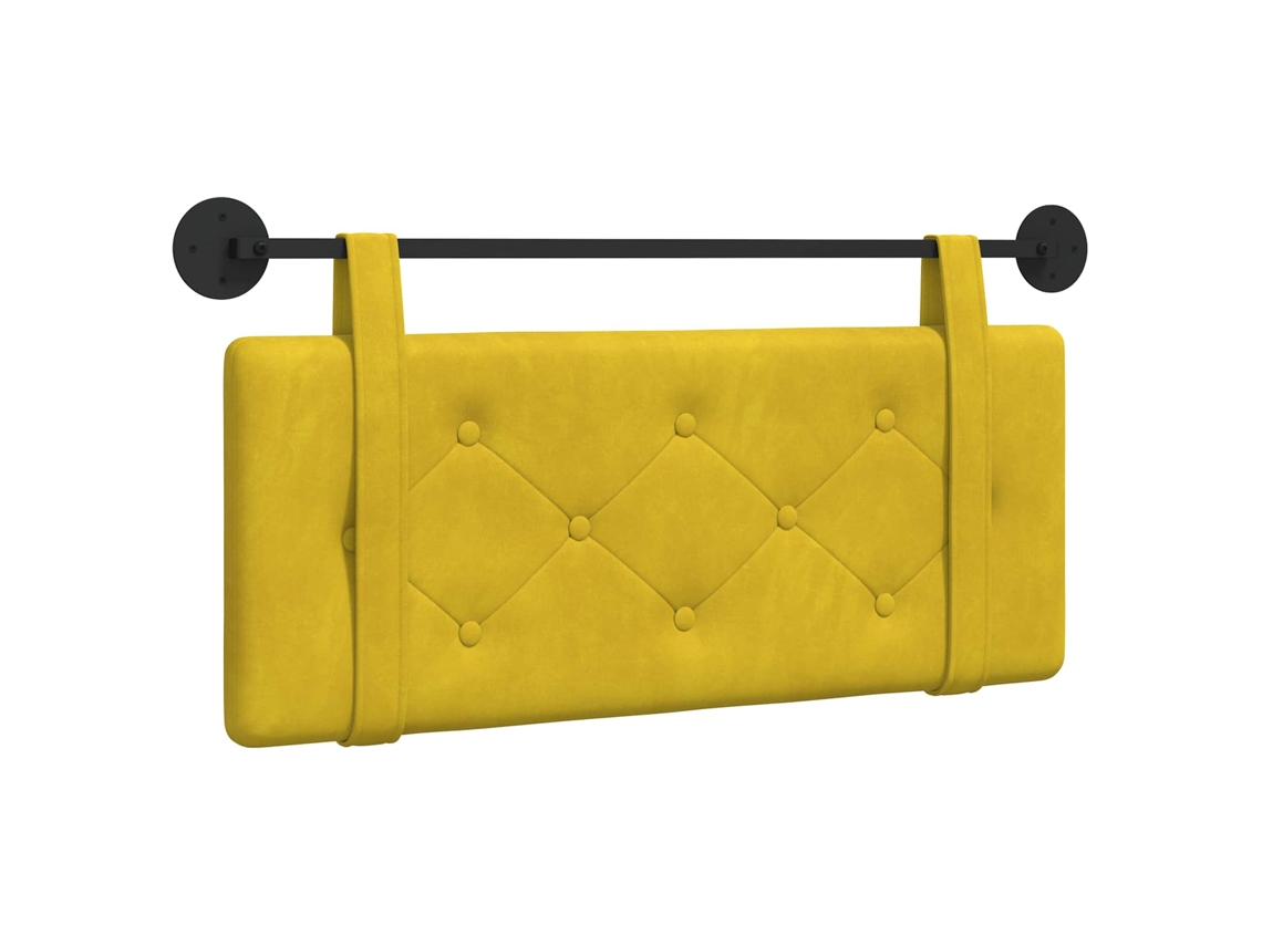 Cabeceira Suspensa Amarelo Veludo MAISON EXCLUSIVE