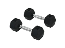 Halteres Hexágonos 2x5kg, Ferro Fundido