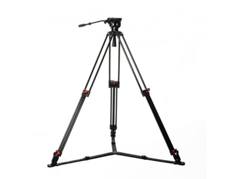 Tripé CARUBA Videostar 188 Pro + Cabeçote e Difusor com Amortecimento