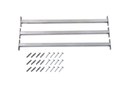 vidaXL Barras segurança de janela ajustáveis 3 pcs 710-1200 mm