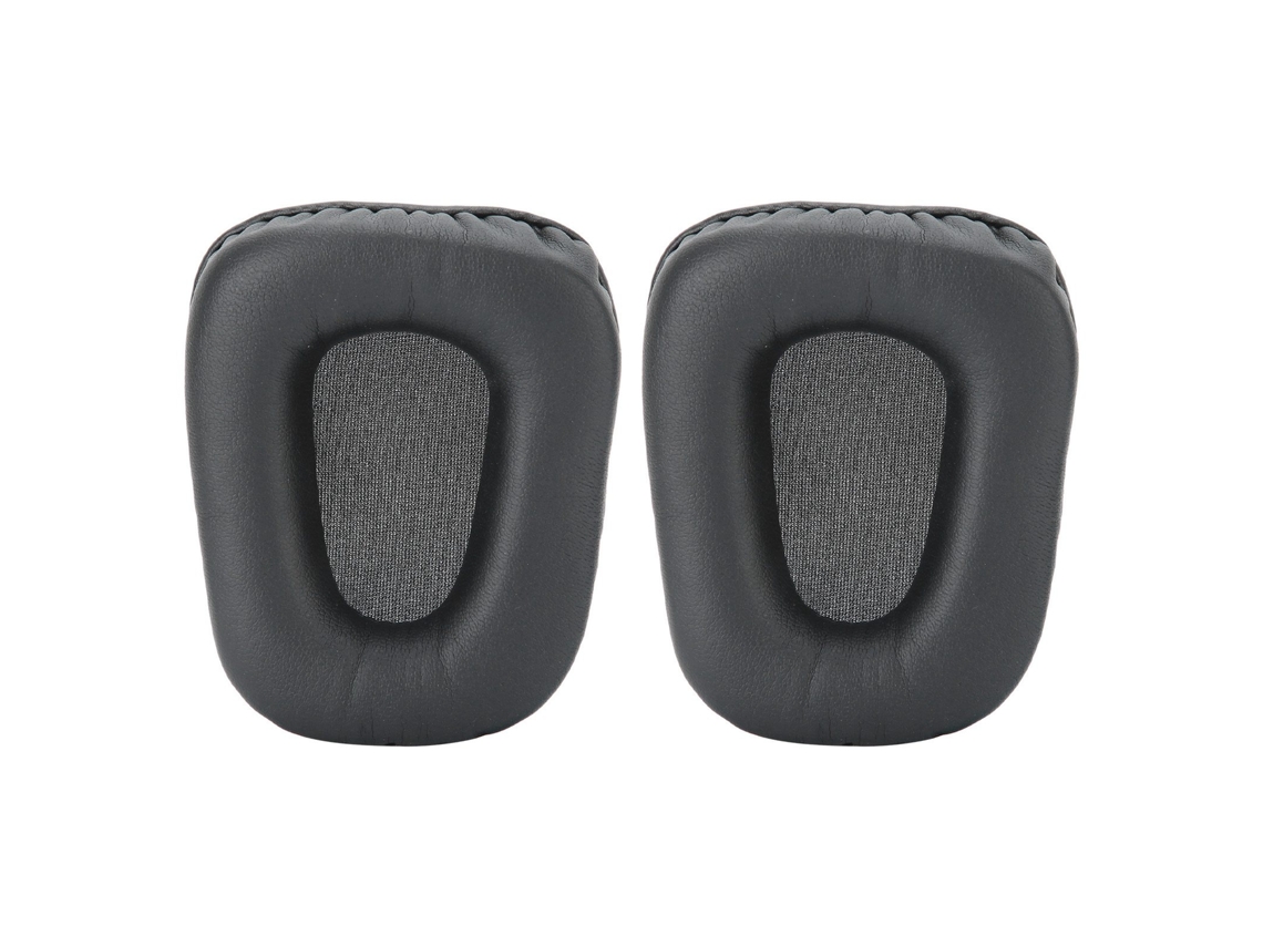 Almofadas Lurelia para fones de ouvido Razer Electra, pretas, com couro proteico e espuma viscoelástica.