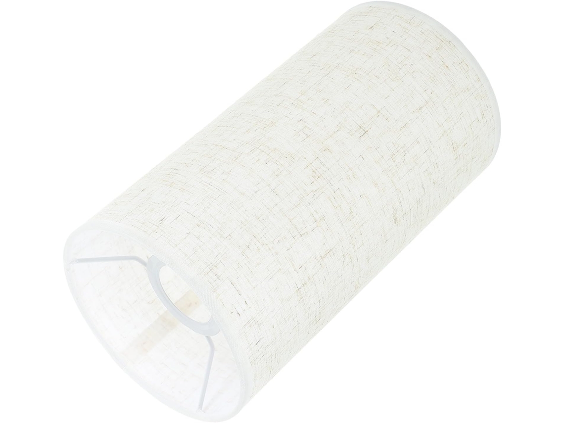 -day, Tecido De Linho Branco Redondo, Estável E Fácil De Manter, Para Luminária De Mesa Suspensa.
