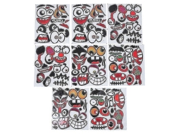 Folhas De Adesivos De Halloween Para Decorar Ly Ebike