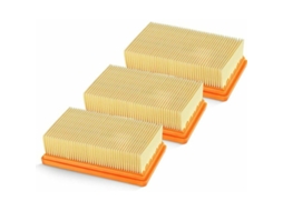 Conjunto De 3 Filtros Planos Plissados Para Aspirador Karcher Mv4 Mv5 Mv6 Wd4 Wd5 Wd6 - S 2.863-005.0