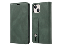Capa De Couro Com Alça De Pulso Para Celular, Capa Flip.verde - Samsung S21 Ultra